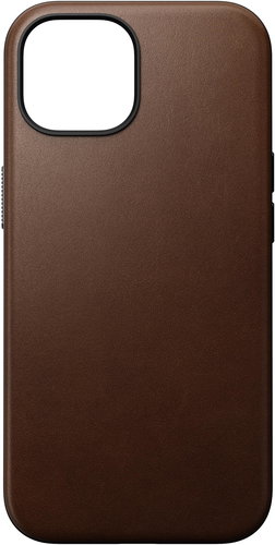 Nomad Modern Leather Case Brown iPhone 15 - Phone Cover - Main image