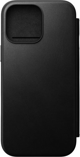 Nomad Leather Folio Black iPhone 16 Pro Max - Softcase-Handyhülle - Hauptbild