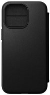 Nomad Leather MagSafe Folio Black für iPhone 14 - Handyhülle