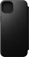 Nomad Modern Leather Folio Black iPhone 15 Plus - Puzdro na mobil
