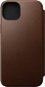 Nomad Modern Leather Folio Brown iPhone 15 Plus - Phone Case