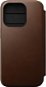 Nomad Modern Leather Folio Brown iPhone 15 Pro - Handyhülle