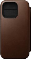 Nomad Modern Leather Folio Brown iPhone 15 Pro - Pouzdro na mobil