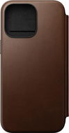 Nomad Modern Leather Folio Brown iPhone 15 Pro Max - Handyhülle