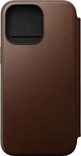 Nomad Modern Leather Folio Brown iPhone 15 Pro Max - Pouzdro na mobil - Hlavní obrázek