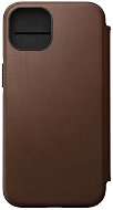 Nomad Leather MagSafe Folio Brown iPhone 14 tok - Mobiltelefon tok