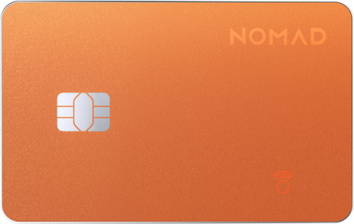 Nomad Tracking Card Pro Find My Stellar Orange - Bluetooth Chip Tracker - Main image