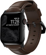 Nomad Traditional Band Black Hardware/Rustic Brown AW Ultra 2/1 (49mm) 9/8/7 (45mm)/6/SE/5/4 (44m) - Watch Strap