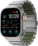 Nomad Stratos Band AW 45mm/46mm/49mm Natural Titanium Forest Green - Watch Strap