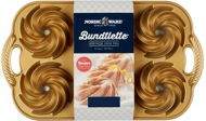 Nordic Ware Heritage Bundtlette, 6 Moulds, Gold - Baking Mould