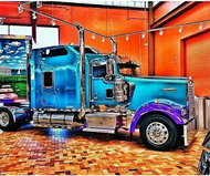 Norimpex Glossy truck 30 × 40 cm - Diamond Painting
