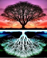 Norimpex Tree 30 × 40 cm - Diamond Painting