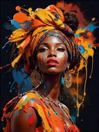 Norimpex African II 30 × 40 cm - Diamond Painting