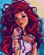 Norimpex Girl with brown eyes 30 × 40 cm - Diamond Painting