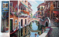 Norimpex Venetian Bridge 30 × 40 cm - Diamond Painting