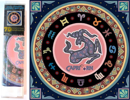 Norimpex 7D Sign of the Zodiac Capricorn 30 × 30 cm - Diamond Painting - Main image