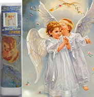 Norimpex Angels in the sky 30 × 40 cm - Diamond Painting