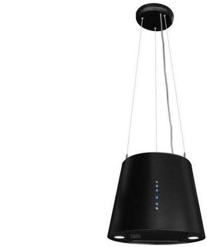 Nortberg Ameris Black Matt island hood - 40 cm - Extractor Hood - Main image