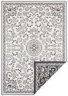 NORTHRUGS  Kusový koberec Twin Supreme 103864 Leyte Black / Cream – 80 × 150 - Carpet