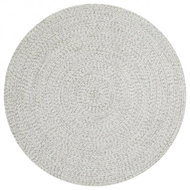 NORTHRUGS  Kusový koberec Braided 105553 Light Melange kruh – 200 × 200 (průměr) kruh - Koberec