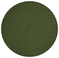 NORTHRUGS  Kusový koberec Braided 105554 Green kruh – 150 × 150 (průměr) kruh - Carpet