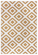 NORTHRUGS  Kusový koberec Twin-Wendeteppiche 105794 Ochre – 80 × 250 - Koberec