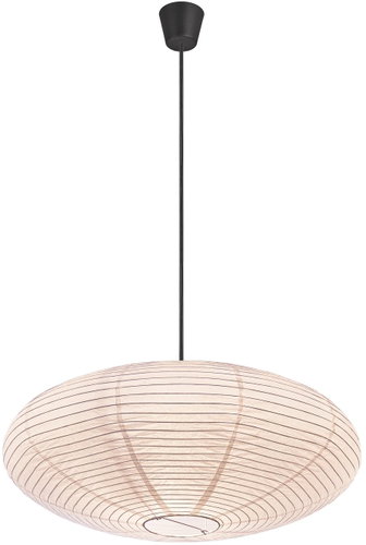 NORDLUX Villo Rice paper lampshade, 600 x 240 mm, E27, white - Shield - Main image