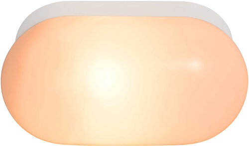 NORDLUX Wall-mounted dimmable LED light Foam IP44, 110 × 210 mm, E27, white - Wall Lamp - Main image