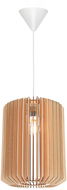 Nordlux Asti dřevěný lustr s lamelami, 300 × 400 mm, 40 W, hnědý - Lustr