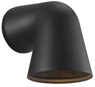 NORDLUX Front Single outdoor wall lamp, 118 ×170 mm, 28 W, GU10, black - Wall Lamp