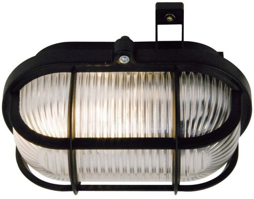 NORDLUX Outdoor wall lamp Cattle with grid, 180 × 110 × 100 mm, black - Wall Lamp - Main image