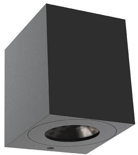 NORDLUX Outdoor LED wall lamp Canto Kubi 2, 104 x 87 x 100 mm, black - Wall Lamp - Main image