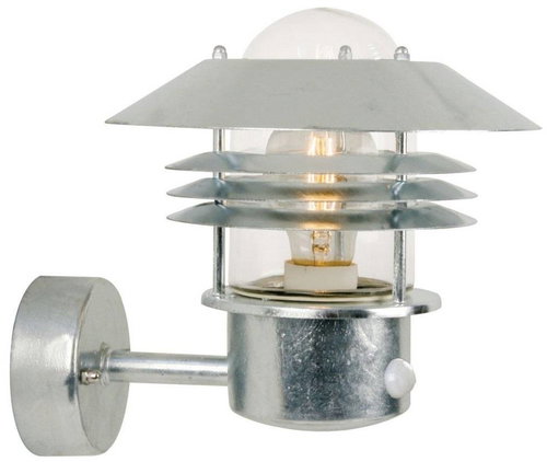 NORDLUX Sensor wall lamp Vejers, 220 × 230 × 260 mm, galvanized steel - Wall Lamp - Main image
