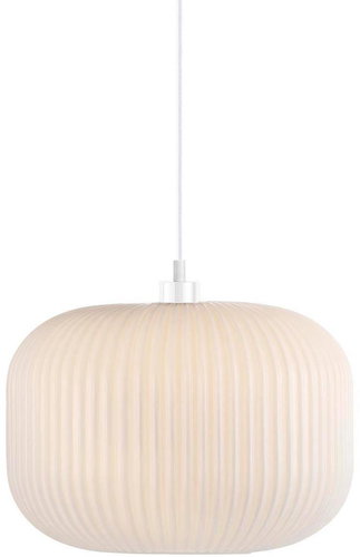 Nordlux Milford design chandelier, 300 × 235 mm, 40 W, opal white - Chandelier - Main image