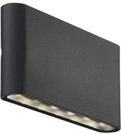 Nordlux Kinver outdoor LED wall light, 10 W, 990 lm, 3000 K, black - Wall Lamp