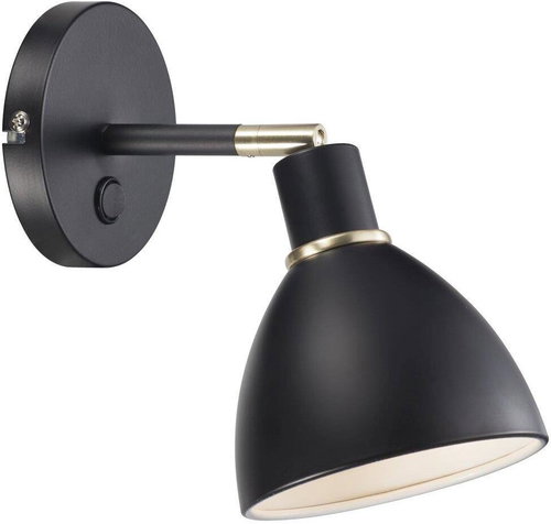 Nordlux Wall-mounted reading lamp Ray, 120 × 230 mm, black - Wall Lamp - Main image