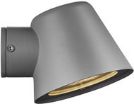 Nordlux Outdoor wall light Aleria IP44, 115 × 107 mm, 35 W, grey - Wall Lamp