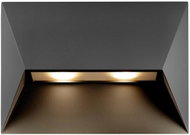 Nordlux Outdoor wall light Pontio IP54, 190 × 270 mm, GU10, 25 W, black - Wall Lamp