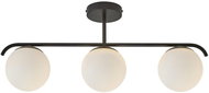 Nordlux Luminaire Grant with brass elements, 292 × 693 mm, E14, opal, black - Ceiling Light