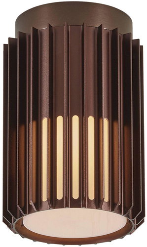Nordlux Outdoor luminaire Aludra IP54, 124 × 188 mm, E27, 15 W, brown - Ceiling Light - Main image