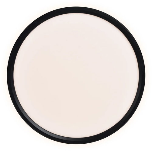 NORDLUX Liva smart LED ceiling light IP54, 360 × 32 mm, LED, 21 W, 2100 lm, black - Ceiling Light - Main image