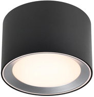 NORDLUX Smart LED light Landon IP44, 125 × 82 mm, 8 W, LED, 700 lm, black - Ceiling Light