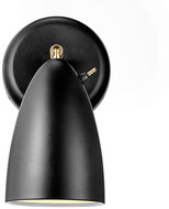 NORDLUX Nexus lamp, diameter 100 × 220 mm, black - Wall Lamp