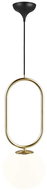 NORDLUX brass pendant luminaire Shapes, diameter 270 × 605 mm, 15 W, brass - Chandelier