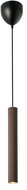 NORDLUX Scalloped pendant chandelier Vico, LED, brown - Chandelier