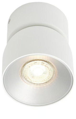 NORDLUX Tiltable light Pitcher, LED, diameter 100 × 123 mm, GU10, 10 W, white - Ceiling Light - Main image