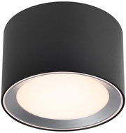 NORDLUX Dimmable light Landon IP44, LED, diameter 125 × 82 mm, 6.5 W, 600 lm, 2700 K, black - Ceiling Light