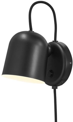 NORDLUX Angle, diameter 105 × 191 × 170 mm, GU10, 25 W, black - Wall Lamp - Main image