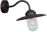 NORDLUX Practical outdoor lamp Luxembourg, brown - Garden Lighting