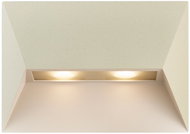 NORDLUX Dimmable outdoor wall lamp Pontio IP54, 190 × 270 mm, GU10, 25 W, sand - Garden Lighting